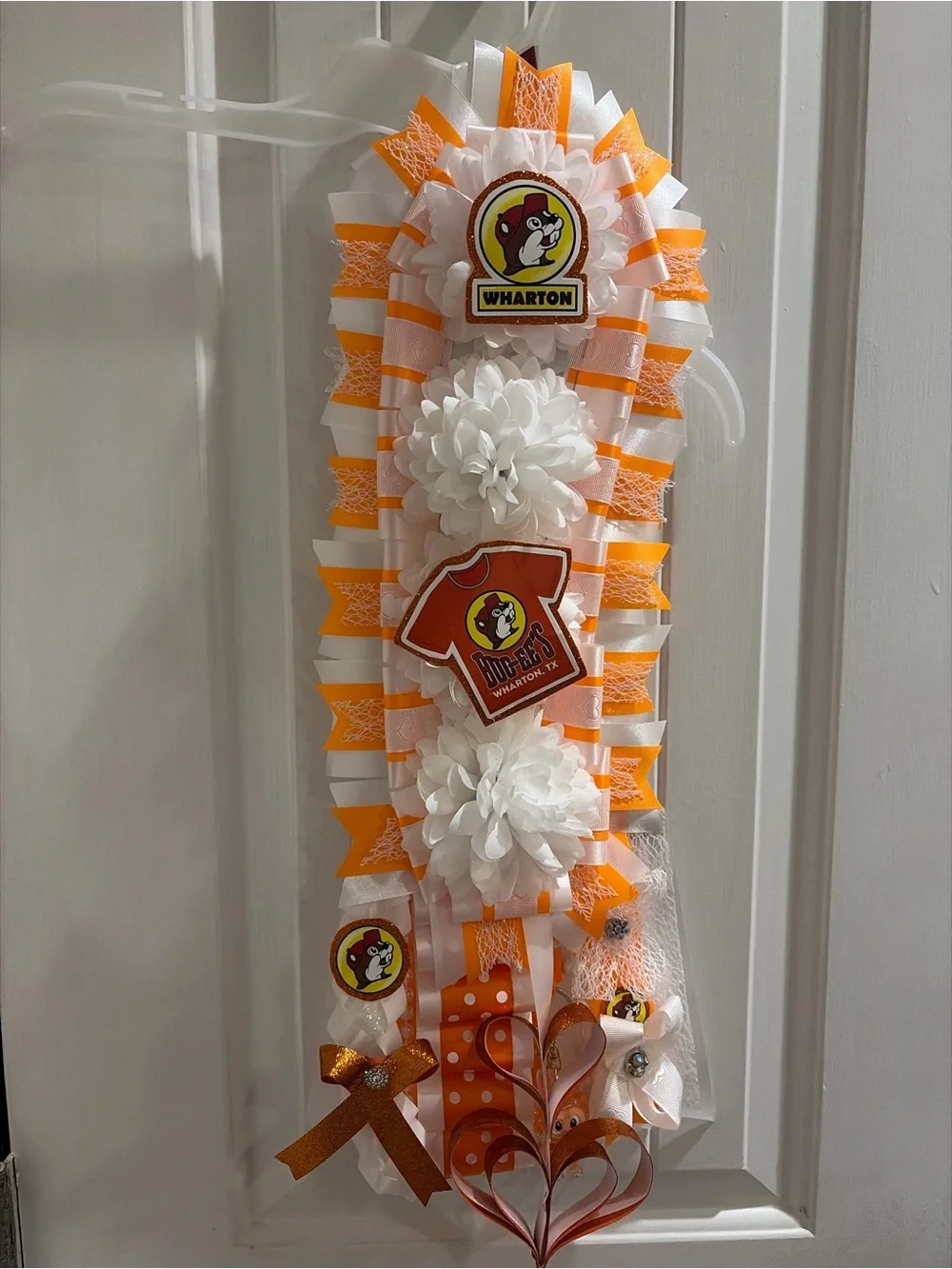 Homecoming sash/ Buc-ee’s/ Custom name available/ boa color available upon reque